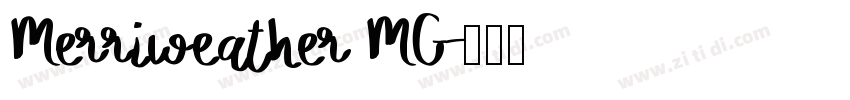 Merriweather MG字体转换